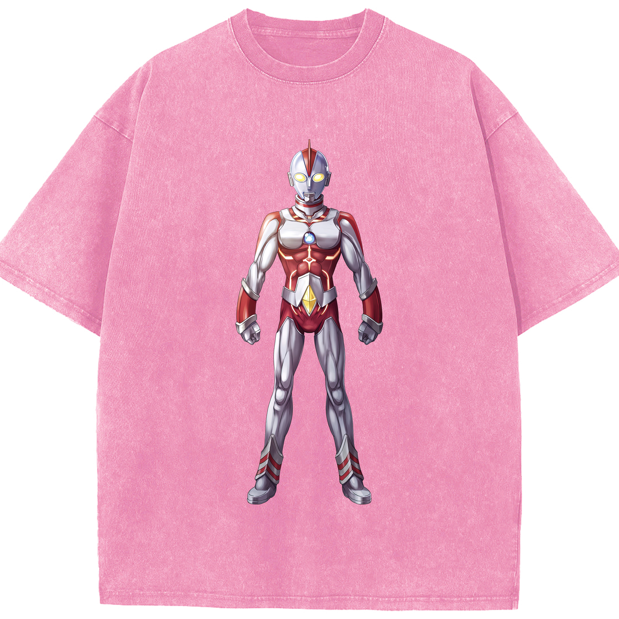 （画像用） ウルトラマン Ultraman 綿100% ヴィンテージ風 半袖Tシャツ（フロントプリント）